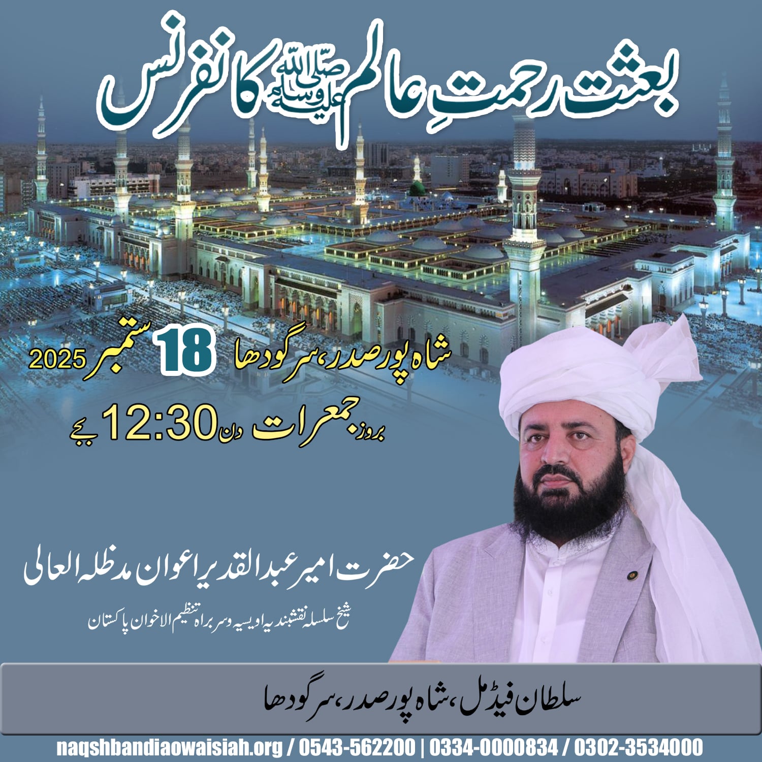 Baisat Rehmat Alam SAW Conference  - 1